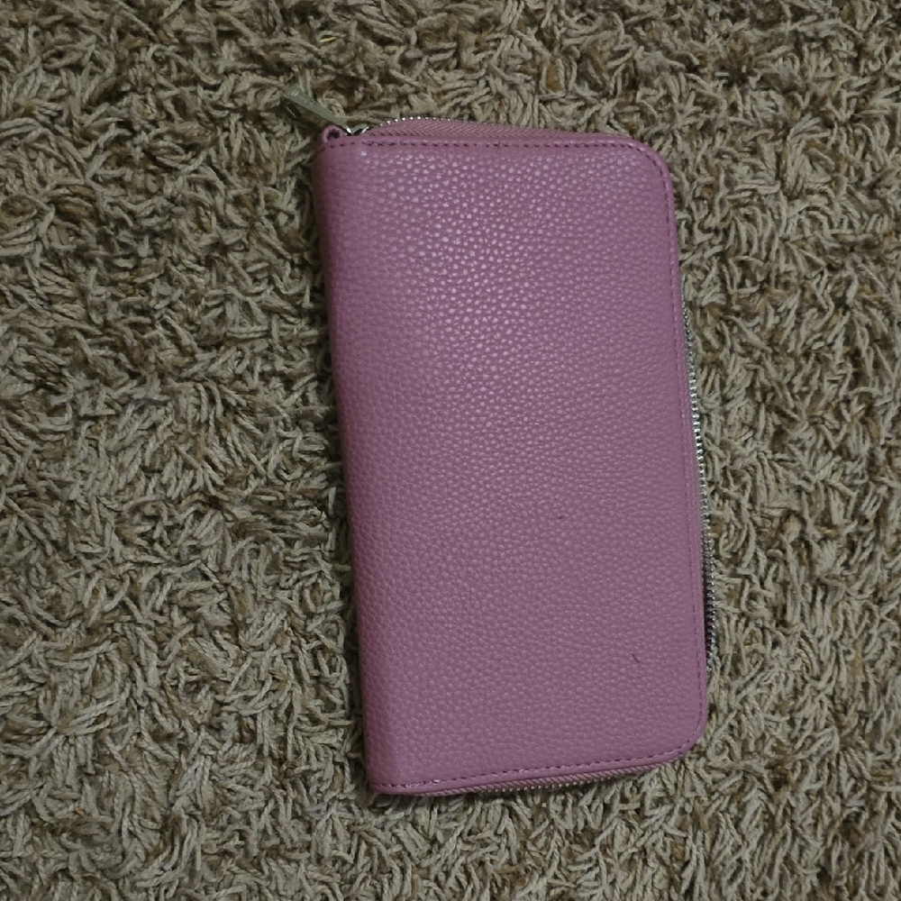Pink Zippered Wallet